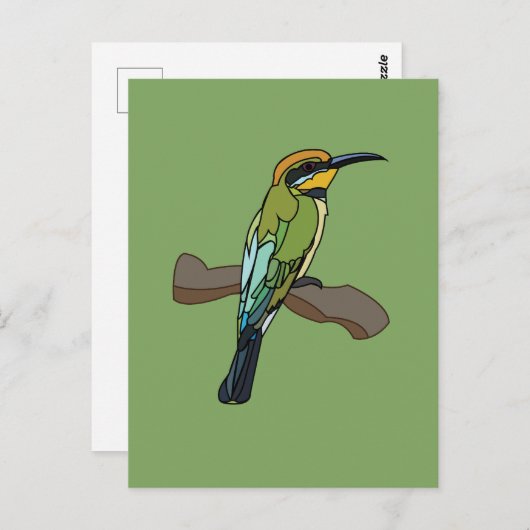 vogel-bijeneter briefkaart (Voorkant / Achterkant)