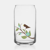 Vogel Blikvorm Glas (Voorkant)