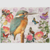 vogel, bloemen Butterflies Music, Ontkoppeling Tissuepapier (Voorkant)