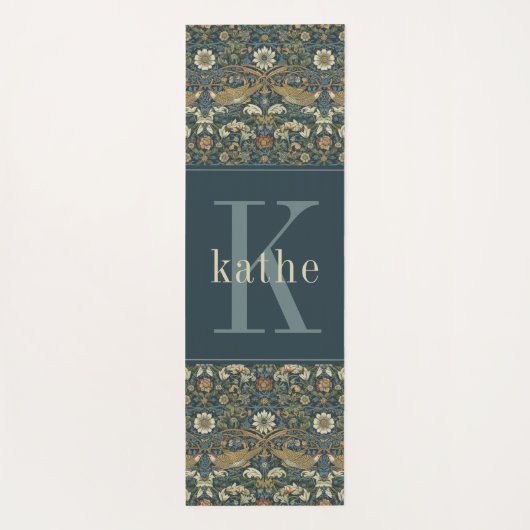 vogel & bloemist William Morris Yogamat (Achterkant)