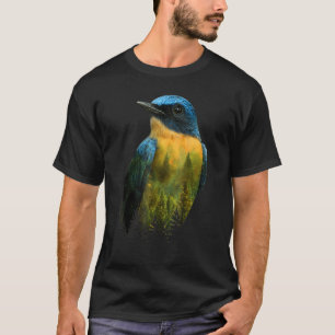 Vogel Bos Regenwoud Dier Tickell Vogels Aarde T-shirt