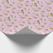 Vogel Botanisch Cadeaupapier (Hoek)