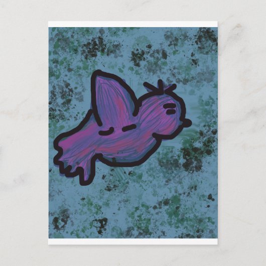 vogel briefkaart (Voorkant)