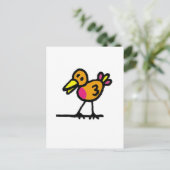 vogel briefkaart (Staand voorkant)