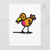 vogel briefkaart (Voorkant)