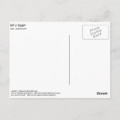 vogel briefkaart (Achterkant)