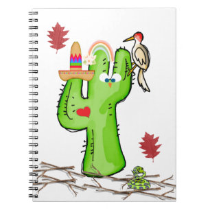 Vogel Cactus Notitieboekje Notitieboek