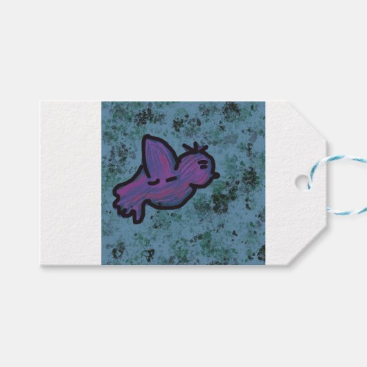 vogel cadeaulabel (Voorkant (Horizontaal))