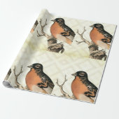 vogel cadeaupapier (Uitgerold)