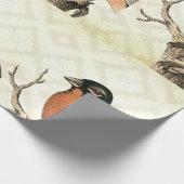 vogel cadeaupapier (Hoek)