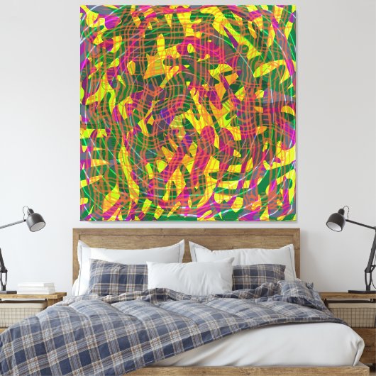  vogel canvas afdruk (Insitu (Slaapkamer))