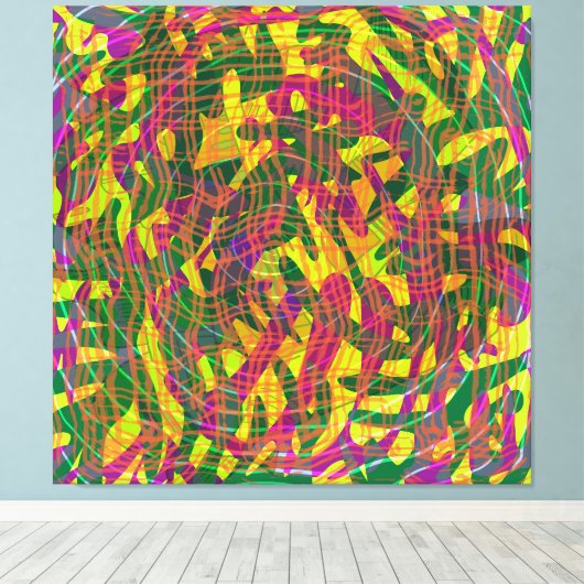 vogel canvas afdruk (Insitu (Houten vloer))