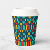 Vogel Cartoon Papieren Bekers (Achterkant)