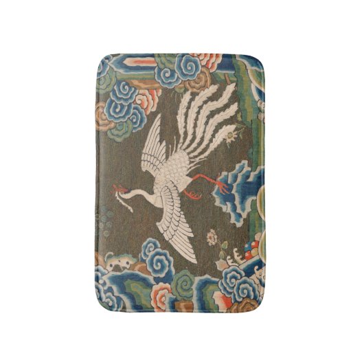 Vogel Chinees Antiek Decor Badmat (Voorkant Verticaal)