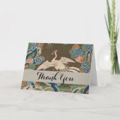 Vogel Chinees Antiek Decor Bedankkaart (Voorkant)