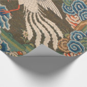 Vogel Chinees Antiek Decor Cadeaupapier (Hoek)