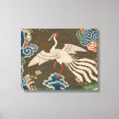 Vogel Chinees Antiek Decor Canvas Afdruk (Voorkant)