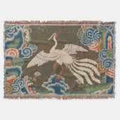 Vogel Chinees Antiek Decor Deken (Voorkant)