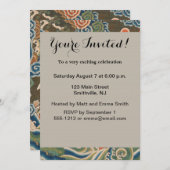 Vogel Chinees Antiek Decor Kaart (Voorkant / Achterkant)