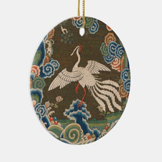 Vogel Chinees Antiek Decor Keramisch Ornament (Rechts)