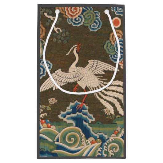 Vogel Chinees Antiek Decor Klein Cadeauzakje (Achterkant)