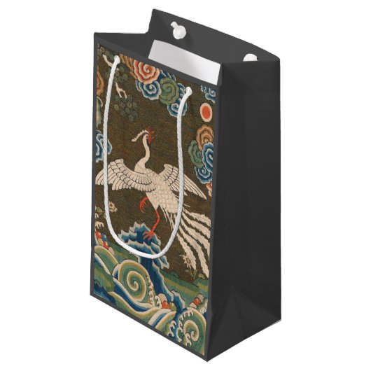 Vogel Chinees Antiek Decor Klein Cadeauzakje (Voorkant Gekanteld)