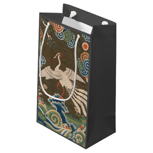 Vogel Chinees Antiek Decor Klein Cadeauzakje (Achterkant Gekanteld)