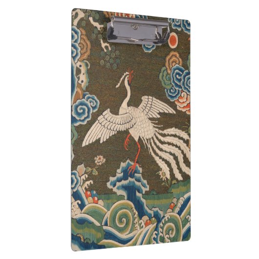 Vogel Chinees Antiek Decor Klembord (Rechts)