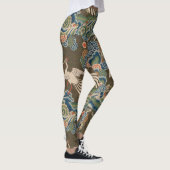 Vogel Chinees Antiek Decor Leggings (Rechts)
