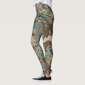 Vogel Chinees Antiek Decor Leggings (Links)