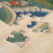 Vogel Chinees Antiek Decor Legpuzzel (Zijkant)