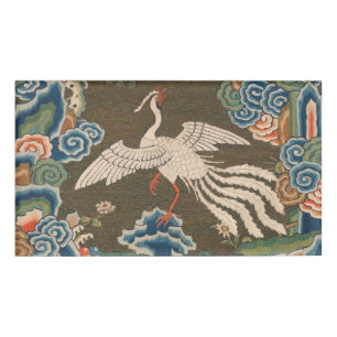 Vogel Chinees Antiek Decor Naambadge