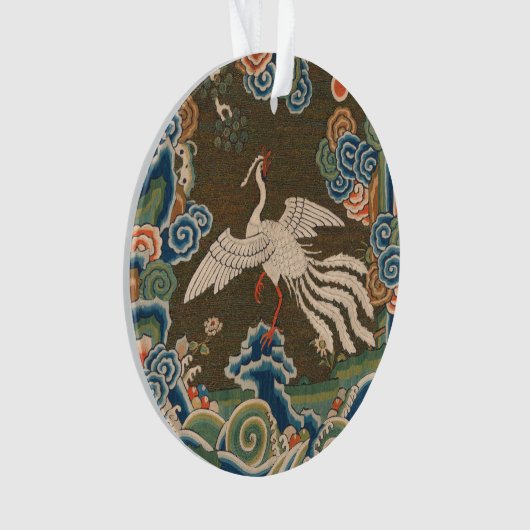 Vogel Chinees Antiek Decor Ornament (voorkant)