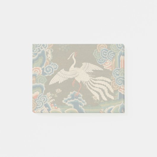 Vogel Chinees Antiek Decor Post-it® Notes (Voorkant)
