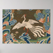 Vogel Chinees Antiek Decor Poster (Voorkant)