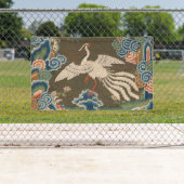 Vogel Chinees Antiek Decor Spandoek (Insitu)