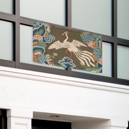 Vogel Chinees Antiek Decor Spandoek (Buitenkant Gebouw)