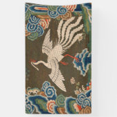 Vogel Chinees Antiek Decor Spandoek (Verticaal)