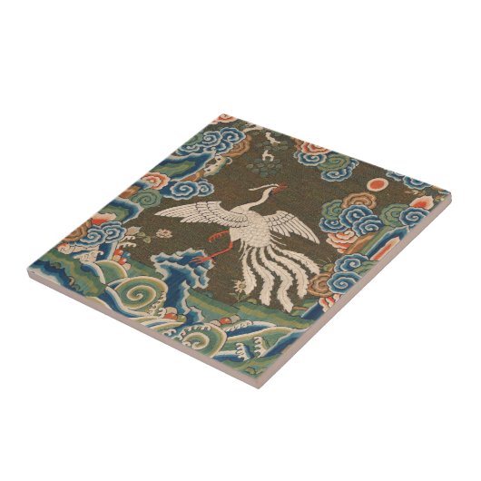 Vogel Chinees Antiek Decor Tegeltje (Zijkant)