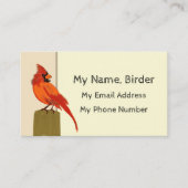 Vogel Contactkaartje (Voorkant)