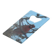 vogel creditkaart flessenopener (Voorkant Gekanteld)