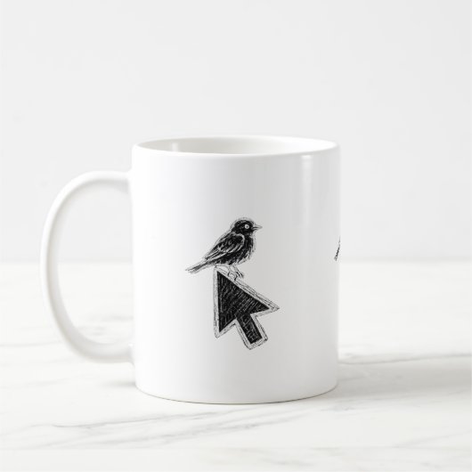 Vogel Cursor Koffiemok (Links)