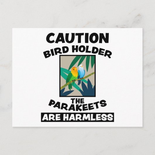 Vogel Cute Exotisch Dierendesign Vogels Vrienden C Briefkaart (Voorkant)