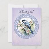 vogel dankkaart bedankkaart (Voorkant)