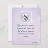 vogel dankkaart bedankkaart (Achterkant)