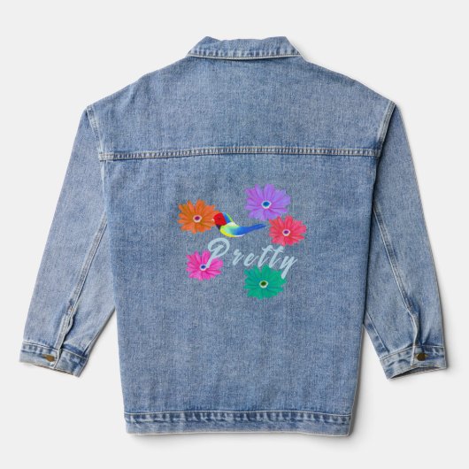  vogel denim jacket (Achterkant)