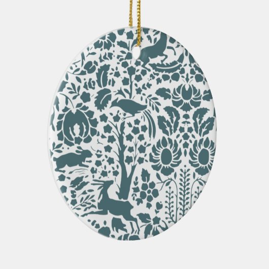 Vogel, Der, boomfolkpatroon Keramisch Ornament (Rechts)