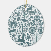 Vogel, Der, boomfolkpatroon Keramisch Ornament (Links)