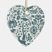 Vogel, Der, boomfolkpatroon Keramisch Ornament (Rechts)