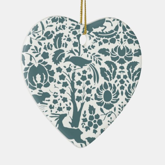 Vogel, Der, boomfolkpatroon Keramisch Ornament (Rechts)